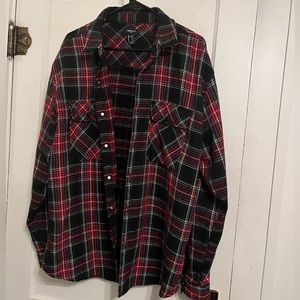 Forever 21 Red Plaid Shacket